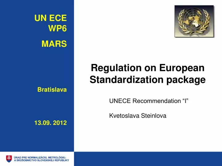 regulation on european standardization package