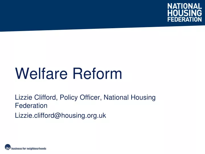 welfare reform