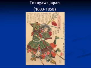 Tokugawa Japan (1603-1858)
