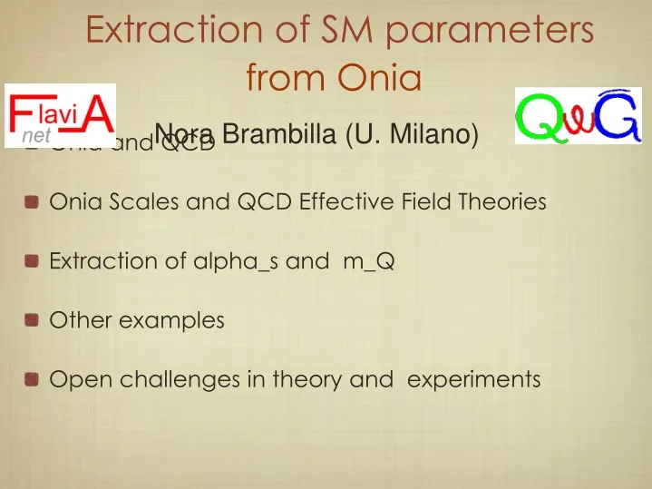 extraction of sm parameters