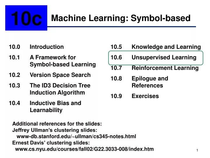 machine learning symbol based