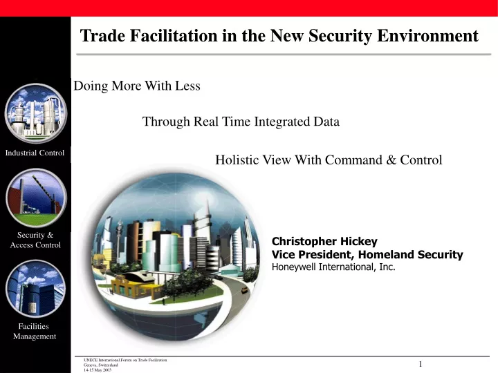 trade facilitation in the new security environment