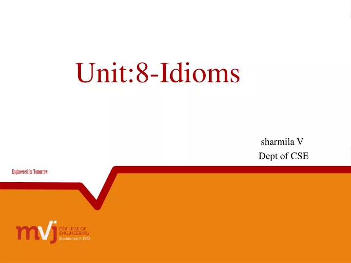 unit 8 idioms