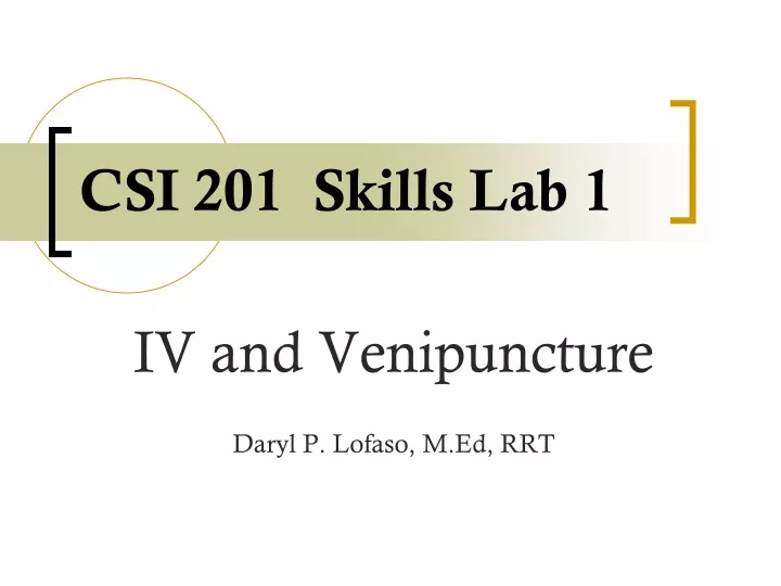 csi 201 skills lab 1