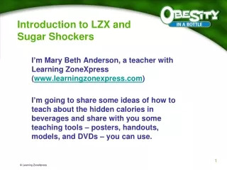 Introduction to LZX and Sugar Shockers