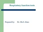 Respiratory function tests - slide 1