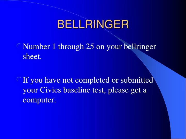 bellringer