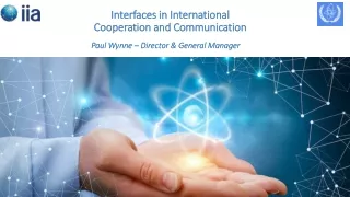 Interfaces in International  Cooperation and Communication