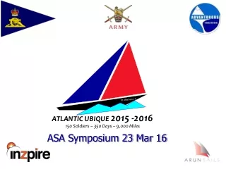 ASA Symposium 23 Mar 16