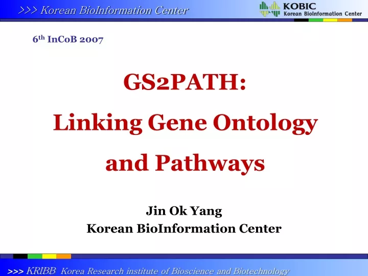 gs2path linking gene ontology and pathways