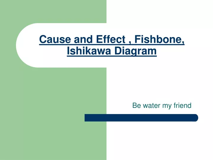 cause and effect fishbone ishikawa diagram