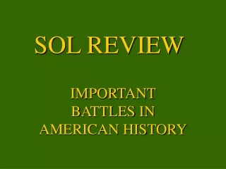 SOL REVIEW
