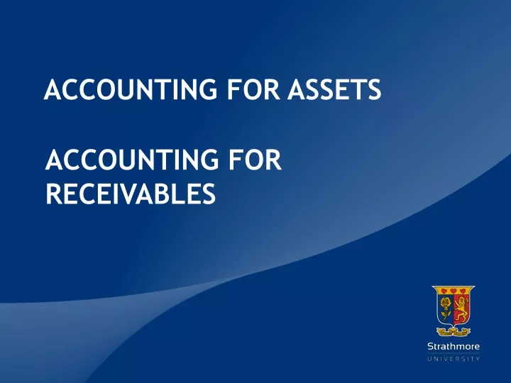 accounting for assets