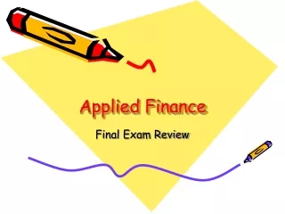 Applied Finance