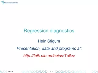 Regression diagnostics