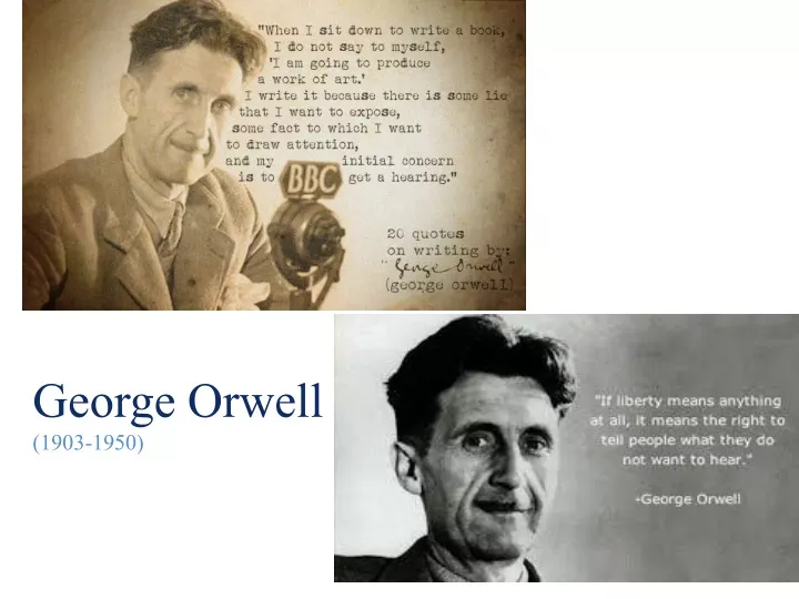 george orwell 1903 1950