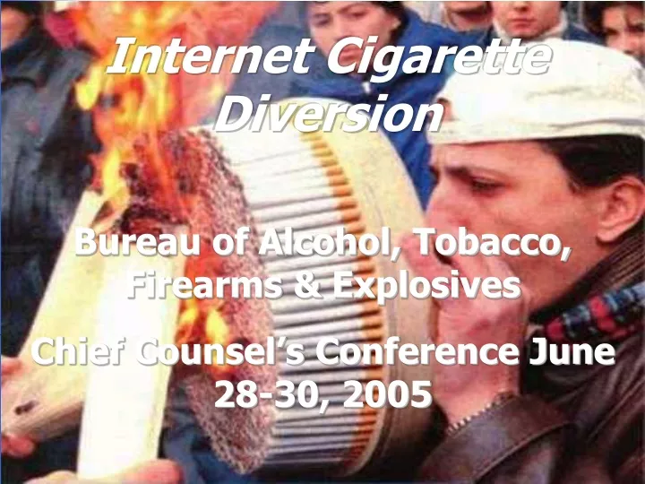internet cigarette diversion