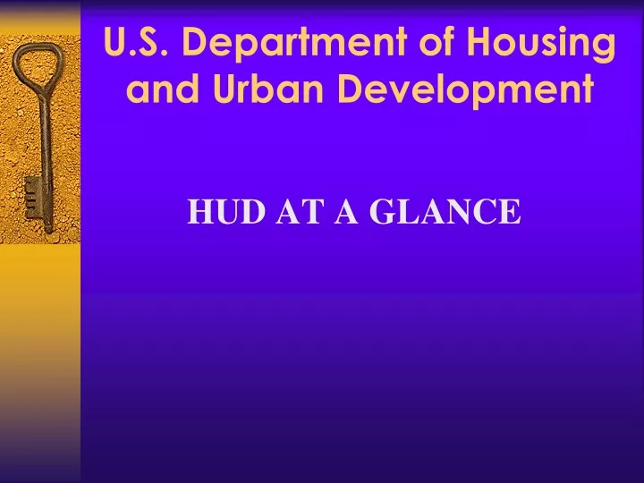 u s department of housing and urban development