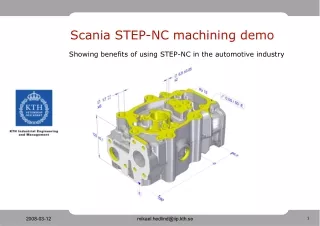 Scania STEP-NC machining demo