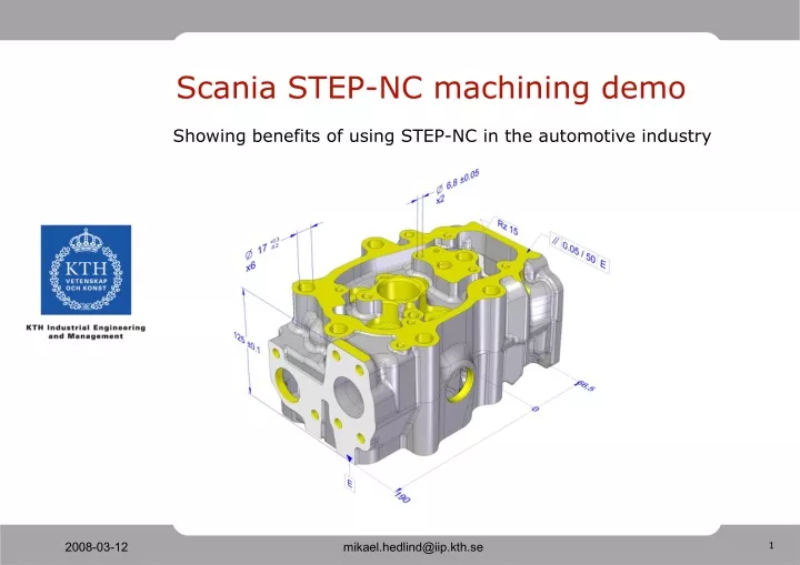 scania step nc machining demo