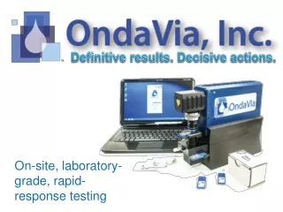 On-site, laboratory-grade, rapid-response testing