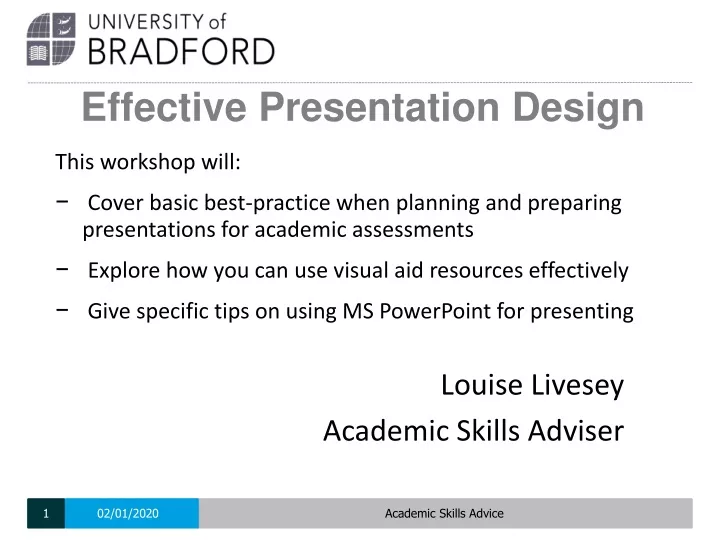 effective presentation design