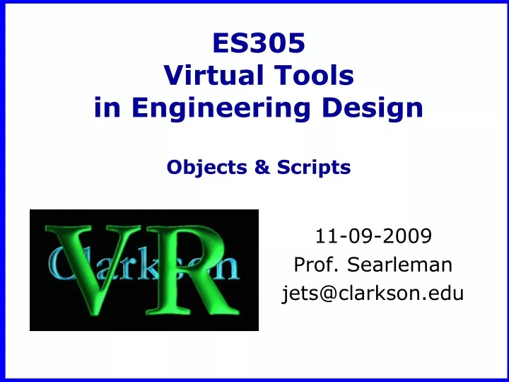 es305 virtual tools in engineering design objects scripts