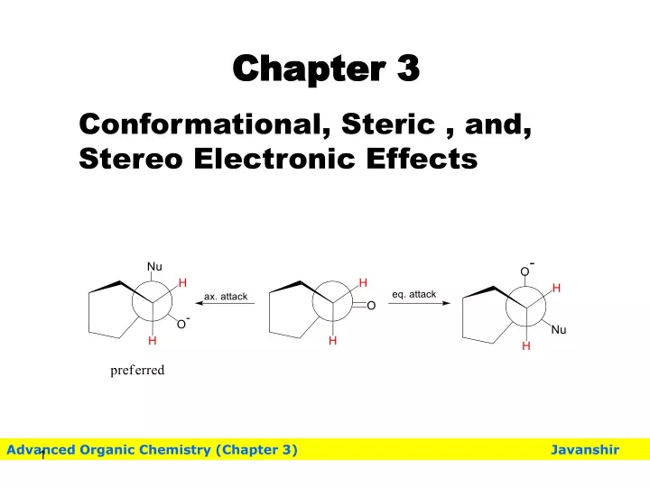 chapter 3 conformational steric and stereo