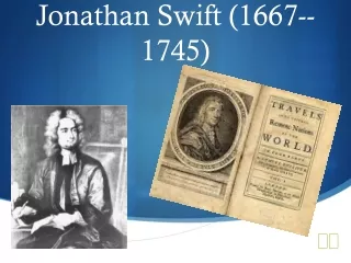 Jonathan Swift (1667--1745)