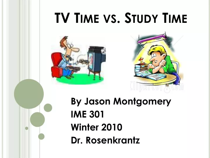 tv time vs study time