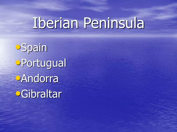iberian peninsula