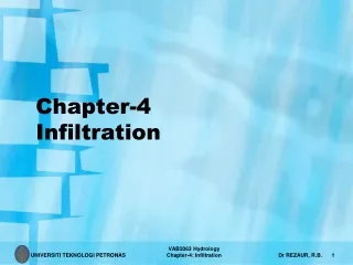 Chapter-4 Infiltration