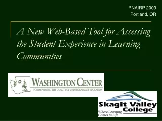 A New Web-Based Tool for Assessing the Student Experience in Learning Communities