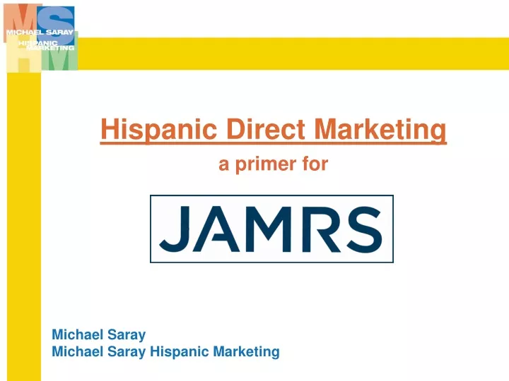 hispanic direct marketing a primer for
