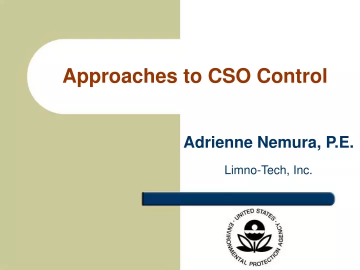 approaches to cso control
