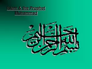 Islam &amp; the Prophet Muhammad