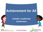 Achievement for All - slide 1