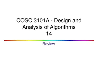 COSC 3101A - Design and Analysis of Algorithms 14