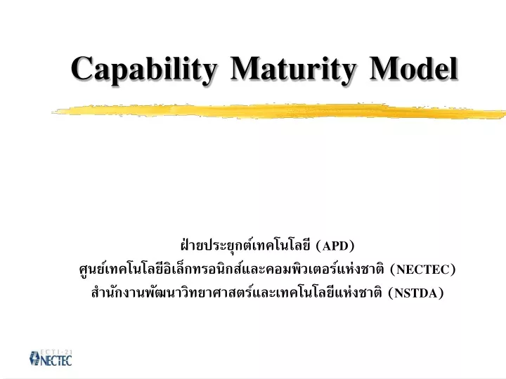 capability maturity model