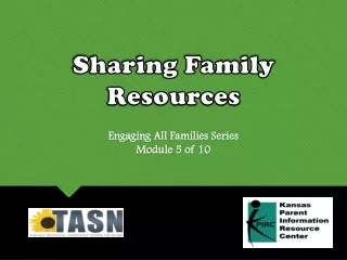 Sharing Family Resources