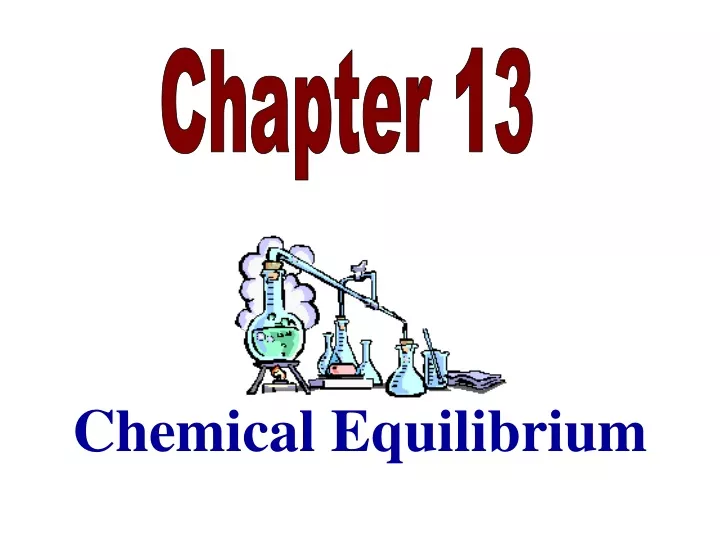 chemical equilibrium