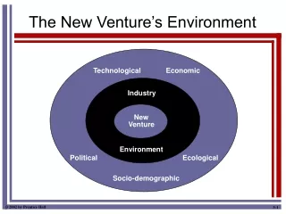 The New Venture’s Environment