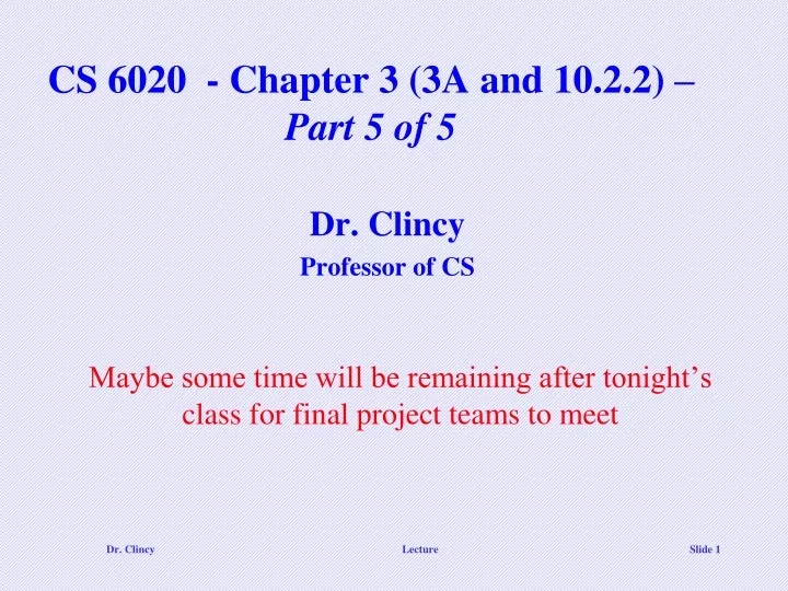 cs 6020 chapter 3 3a and 10 2 2 part 5 of 5