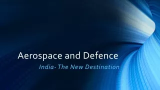 Aerospace and  Defence