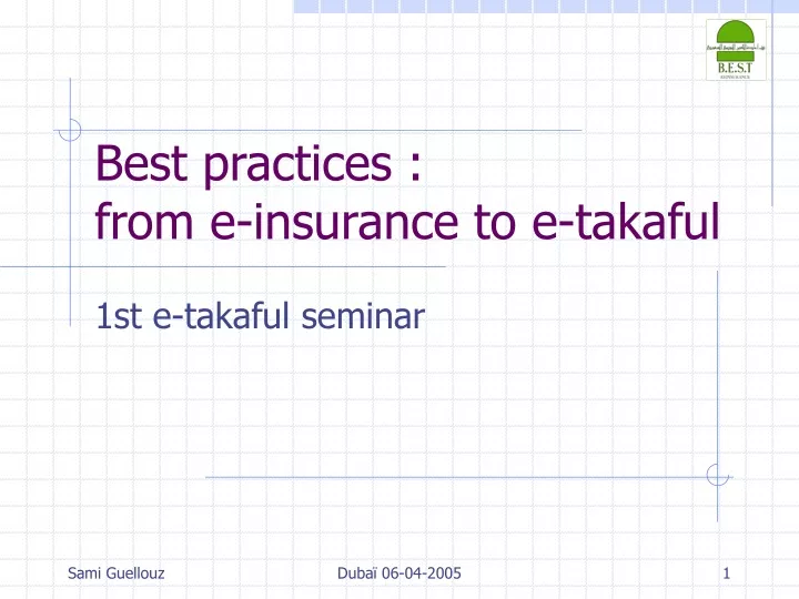 best practices from e insurance to e takaful