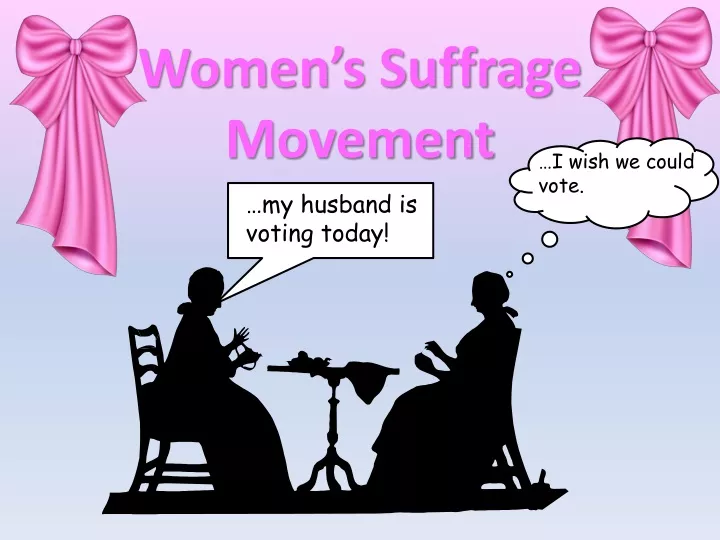 women s suffrage movement