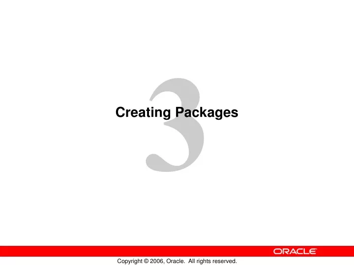 creating packages