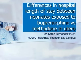 Dr. Sarah Fernandez PGY4 NOSM, Pediatrics, Thunder Bay Campus