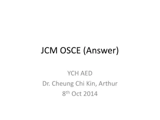 JCM OSCE (Answer)