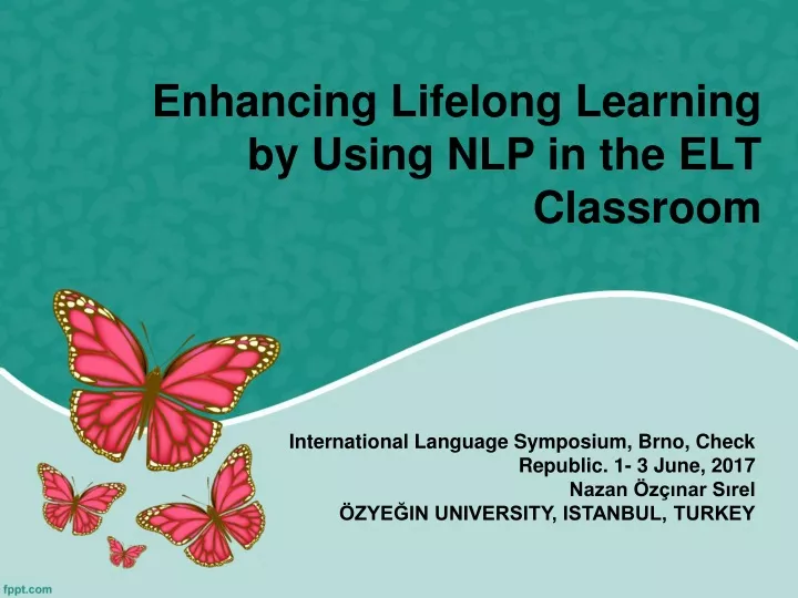 enhancing lifelong learning by using nlp in the elt classroom